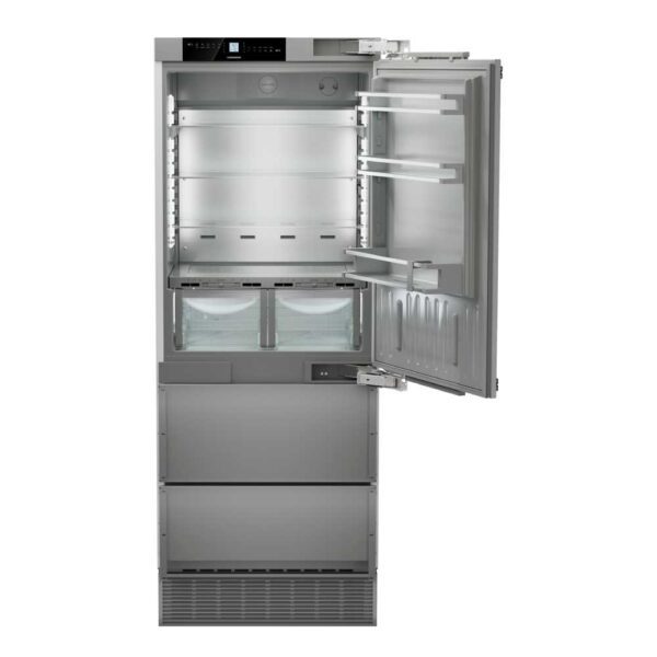 Liebherr Integrated Bottom Mount Fridge-Freezer ECBN 7870 empty