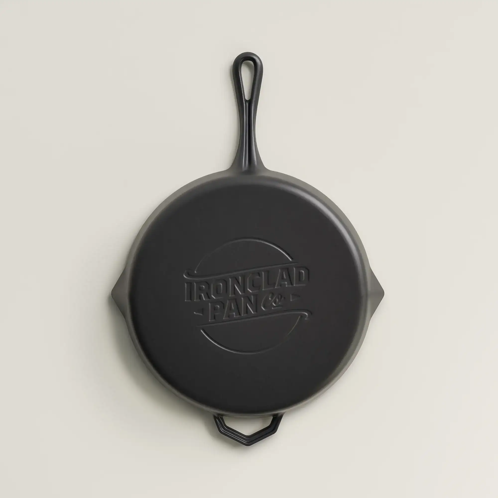 Ironclad Satin Enamel cast iron Legacy Pan Antique Black