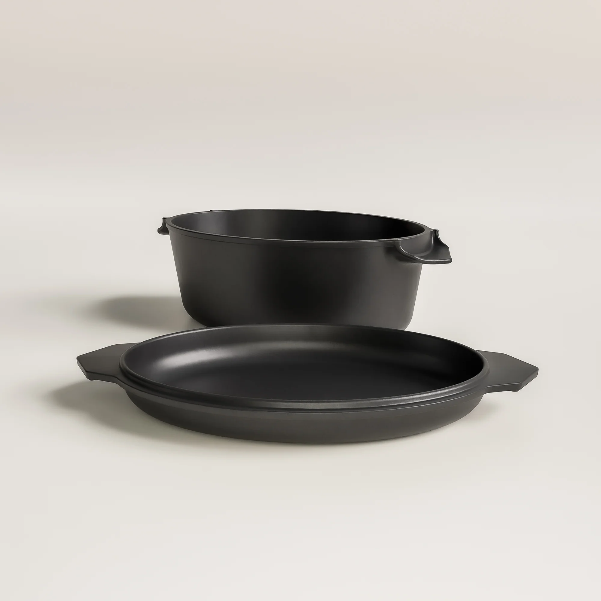 4.5L Antique Black Satin Enamel Old Dutch